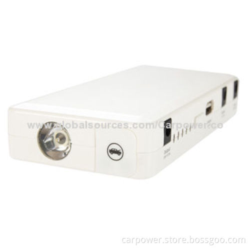 Mini Car Jump Starter, 14,000mAh, Start 12V Vehicle, Power Bank for Mobile, iPad, Laptops and Camera